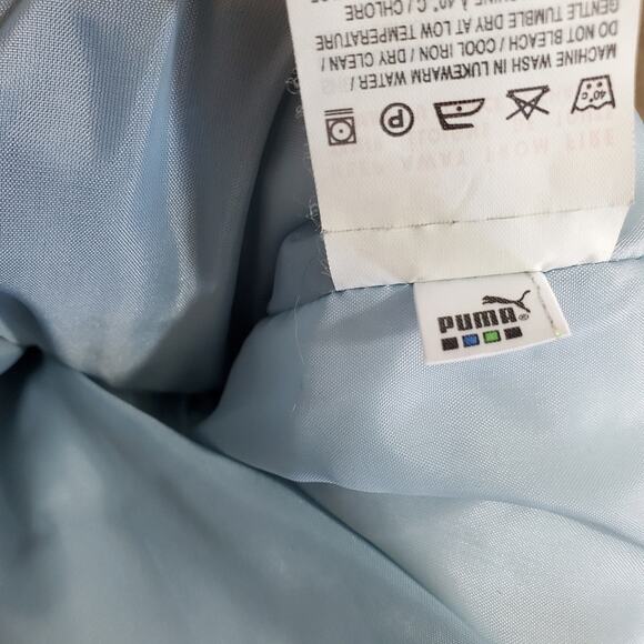 Puma | Full Zip Front Crop Puffer Warm Winter Coat with Zip Pockets - Picture 10 of 10